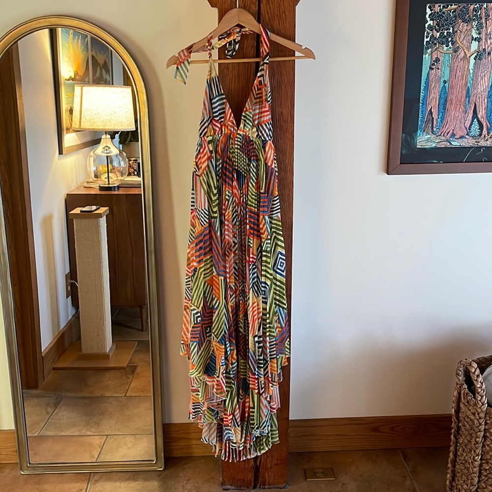 Alice & Olivia Halter Dress